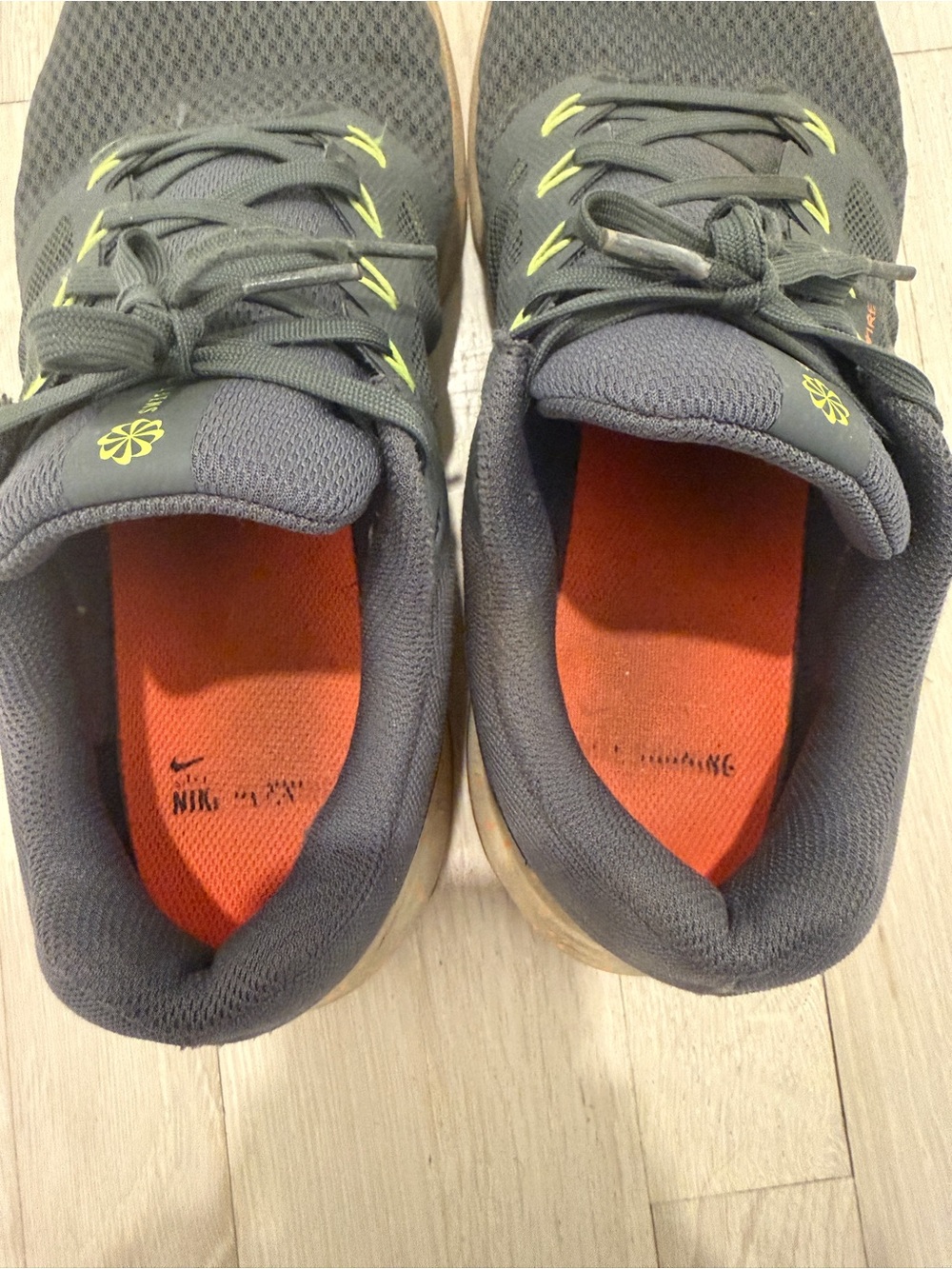 Nike Run Swift 3 Men’s Running Shoes Gray Orange Size 10 - Picture 13 of 15